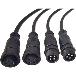 M12 2-5 Core Multi-Core Male Female Plug Waterproof Cable LED Lighting Wire Guardrail Tube 3 4 5 6 8 High Quality Connectors