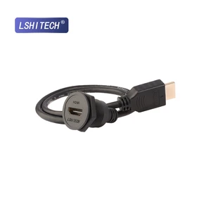 0.5M M22 HDFemale to Male Cable, Panel Mount Extension for Solar & Renewable Energy Systems