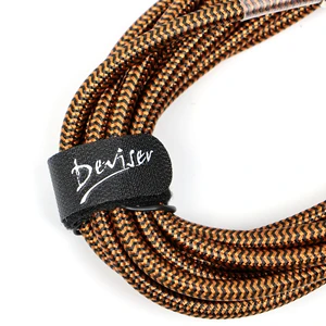 Guitar Cable 3m Braided Guitar Instrument Cable for Acoustic Electric Guitar