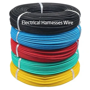 High Temperature Wire Fiberglass Insulated Silicone Wire With Tin-coated Copper Filaments Electrical Harnesses Wire