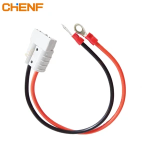 CHENF High Current 40A/50A/120A/175A/350A 600V Connector Battery Charging Cable Electric Vehicle Wiring Harness Copper Terminal