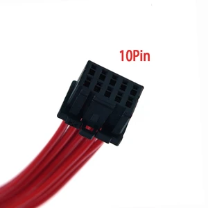 TE 1-1827864-5 2.0mm 10Pin Gold Plated Terminal Wire Harness 1332 20AWG High Temperature Resistant Custom Assembly