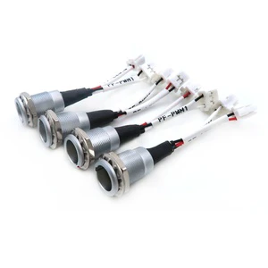 M5 M8 M12 signal Waterproof Push Pull Connector Sensor Cable 3 4 5 8 12 Pin Custom IP67 Waterproof Connector with Cable