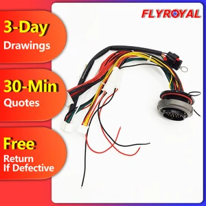 High Quality Custom PVC Insulated Automotive Wiring Harness Nice Quality OEM ODM Cable Assembly for Electronic Applications