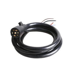 10ft 7 Pin Trailer Wiring Harness Plug Trailer Cord 7 Pin Extension Cords Designed for RV Trailer Truck and Camper