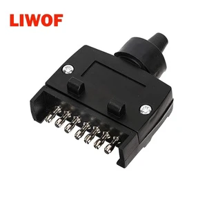 Australian 7-Pin Flat Trailer Plug High Quality Durable Connector Premium Parts and Accessories