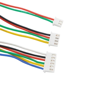 PH2.0 Cable 2P 4P 6P JST Connector Color Silicone Wire Resistant 200 Degrees High Temperature 400MM Length Wiring Harness 12V