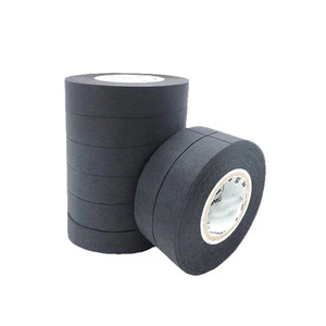 Black Flame-Retardant Polyimide Velvet Fleece Automotive Wire Harness High-Temperature Resistant Noise-Reducing Rubber