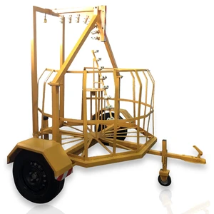 SKYFLEE SK15 Telecom FTTx Solutions Fiber Cable Transport Trailer AC 220V Power 350kg Capacity 2-Year Warranty SDK LC Connector