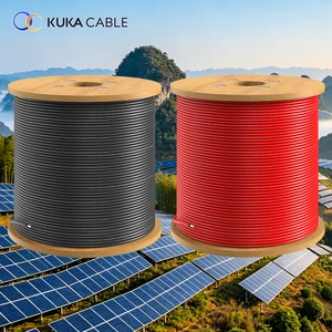 25mm-70mm Good Quality Factory Direct EN50618 H1Z2Z2-K Solar DC Cable 1.5kV Tinned Copper XLPO TUV Approved LSZH UV Resistance