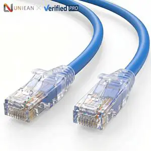 UNIEAN OEM ODM Factory Price CAT.6 Patch Cord UTP Unshielded Twisted Pair RJ45 Ethernet Network Cable 2500Mbps 250MHz for Data