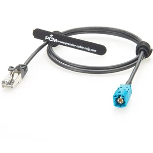 RJ45 8P8C to HSD Z Code 4 Pin Plug Male Fakra Connector Shielded Automotive Ethernet Cable Assembly for Car Vehicle Camera CAT5E