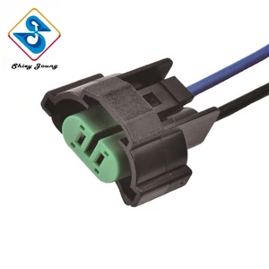 Automotive High Temperature Resist Headlamp H8 H11 UREA Material Headlamp Socket Wire Harness Headlight Female Connector Harness