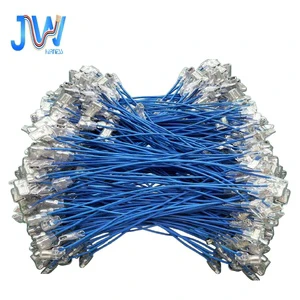 18AWG Blue Pure Copper Electronic Wire Harness 600V Flag Terminals for Home Appliance Industrial Control Automobile & Machines