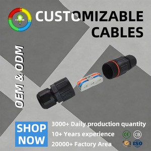 IP68 Waterproof Electrical Power Connector 32A 450V 2 3 5 Pin Circular Industrial Aviation Plug Outdoor Wire Cable Joint