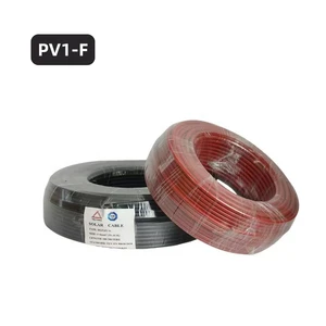 Low Smoke Halogen Free Solar Cable -40~90 2.5-16mm2 -H1Z2Z2-K Tinned Copper Wire 25-Year Durability for PV System Roll