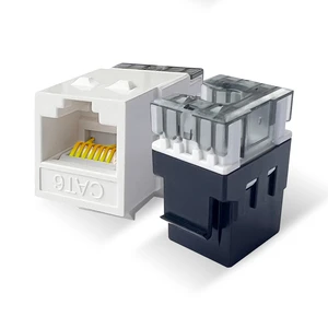 Manufacturer's Category 6a Unshielded 180 RJ45 Keystone Jack Panel Mount Ethernet Connector RPS-1069 2-Year Warranty