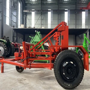 5T automatic Hydraulic Cable Drum Trailer / 3T hydraulic Cable Reel laying stand CHINA factory