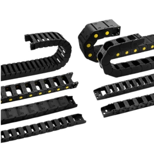 China High-quality High-speed Nylon Cable for Bearing Flexible Plastic Reinforced Design; Openable Cable Chain Customized