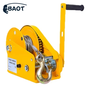 1200LBS Self Locking Hand Operated Cable Wire Capstan Manual Winch