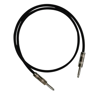 High Quality SREXACT 1/4 Inch Jack Guitar Cable 6.35mm Male Mono Audio Cable 1M Nickel Plated for Stringed Instruments