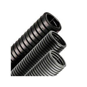 Halogen-Free PA12 6.4MM 10.0MM Corrugated Automotive Wiring Electrical Cable Conduits Fittings Reinforced Heavy-Duty for