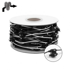 Wire Roll with Female Connector for 2 Inch Round Vehicle Automotive Side Marker Light Clearance Lights Truck Trailer