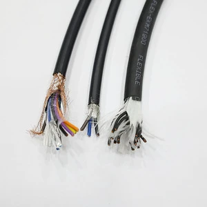Factory Supply 2 3 4 5 6 Multicore Shielded Flexible Signal Cable