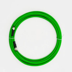 Overmolded M8 3/4 Pin Flexible Copper Conductor PUR Jacket IP67 Waterproof Pre-Assembled 5M Cable for Industrial Sensor Cabling