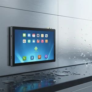 10mm Slim Bezel IP65 Front 15.6 Inch Full HD Wide View IPS Screen Thinest Touch Panel PC Capacitive Interface I3/I5/I7 CPU