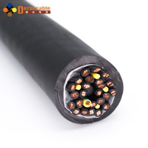 25-Core 2.5mm² High Flexible PUR Sheath Robot Anti-Torsion Drag Chain Cable