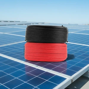 Photovoltaic Cable H1Z2Z2-K 4mm DC Solar Cable Single Core Tinned Copper 6mm2 PV Power Cables Wires for Solar Panel System