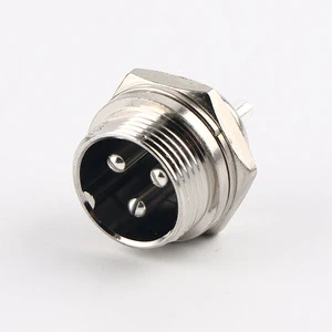 Waterproof Cable Connector Aviation Cable 3 Pin GX16 Aviation Plug Socket Connector