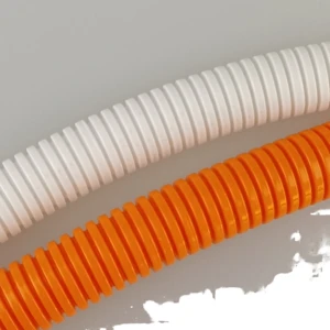 Energy Electric Wire Cable Harness Protection PP Flexible Corrugated Tube ROHS Certified Flame Retardant Pressure Resistant