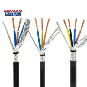 Shielded Multi-Core Wire Signal Control RVVP Cable 300V 0.2mm 0.3mm 0.5mm 0.75mm 1.5mm 2.5mm 4mm 2core 3core 4core RVVP Cable