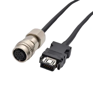 Good Price Encoder Signal Feedback Cable for M70 Mitsubishi Servo Motor CNV2E-6P/CNV2E-7P/CNV2E-8P CCC Certified Black Sheath