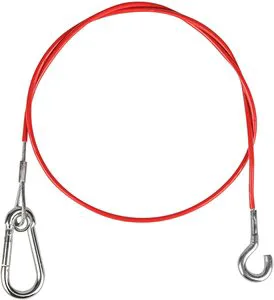 New Heavy Duty Steel 1m Car Trailer Breakaway Cable with Hook