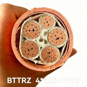BTTRZ 4*185+1/4*240+1 Corrugated Copper-sheathed Cable, for Fire Protection, Industrial and High-rise Building Applications