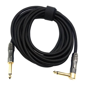 Braid Guitar Extension Gold Plated Phone Jack Audio Cable