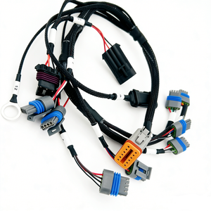 Auto Wire Harness From 1 Way to 1 Way Vehicles Lighting Wiring Harness Automotive Headlight Cable Harness