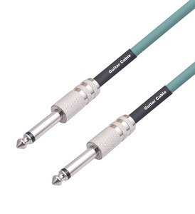 1/4 Inch Instrument Guitar Cable Straight 6.35mm Guitar Bass Cord 6.35mm Male Jack Stereo Audio Line for Guitar Bass Keyboard