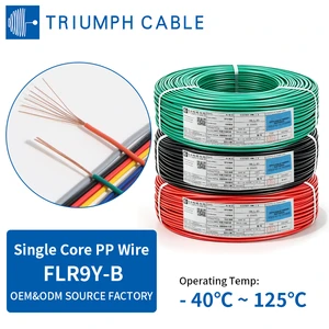 FLR9Y-B Automotive Primary Cable 0.75mm² -40°C To +125°C Pure Bare Copper Conductor PP Insulated Low Voltage Automotive Wire