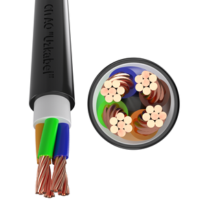 VVG Copper Low Voltage Distribution Cable PVC Insulated 3x50+1x25mm 0.66kV Heavy Duty Power Cable Uzkabel Model 18