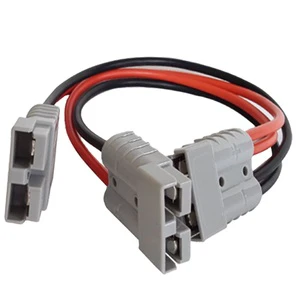 Customizable 50A Auto OEM Battery Wire Harness Dual Power Connector Control Cables with PE & PVC Insulation