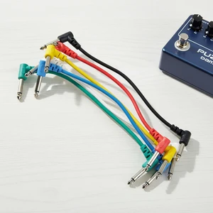 6 PCS Electric Guitar Audio Cable High Sound Quality Colorful Variety Length Options Made Stringed Instruments Parts Accessories