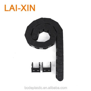 High Speed Flexible Plastic Drag Cable Carrier Chain Enclosed Chains 25 X 57mm
