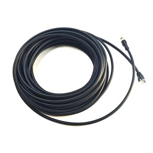 20m Industrial Ethernet Cable M12 Male X-Code to RJ45 4x2x26AWG Oil & Water Resistant for Harsh Environment Field Bus Connection