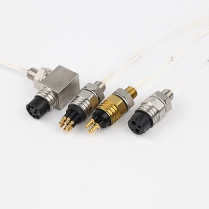 JS Series IP69 Waterproof 8pin Silver Plated Brass Stainless Steel Threaded Subconn Underwater Circular Cable Connector for Rov