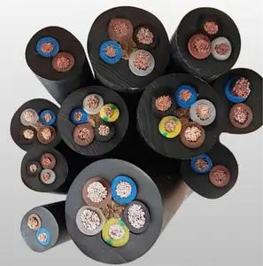 2/3/4/5/6,/8 Cores Flexible Copper Cable1.5mm 2.5mm 4mm 6mm 12awg 14awg 20awg 22awg CNC Lighting Speaker Cable RVV PVC Sheath