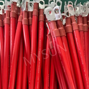 High Voltage Battery Connecting Wire Harness Cable Big Current Energy Storage Systems Tinned Copper Jacket Silicone Cable